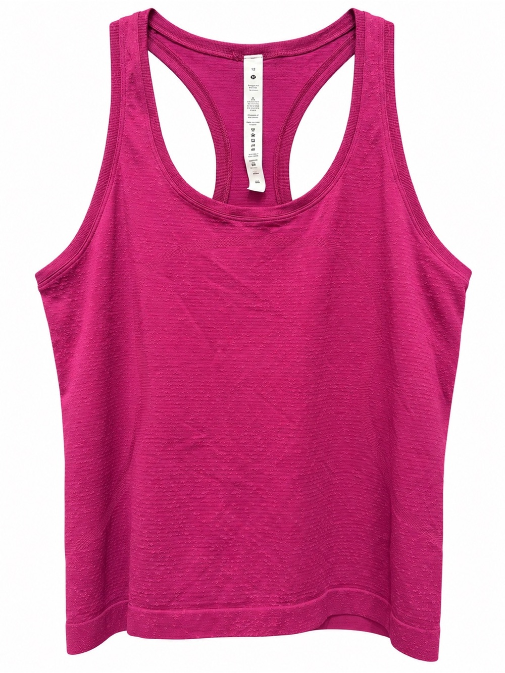 Lululemon Pink Racerback Athletic Tank Top Size 12 / XL